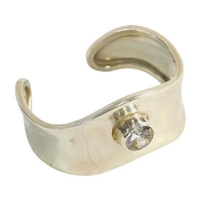 Lot 59: VINTAGE TAXCO MHP STERLING CUFF BRACELET