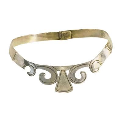 Lot 67: STERLING 925 TAXCO NECKLACE AVG