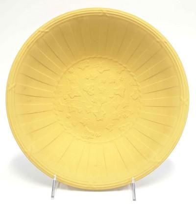 Lot 82: WEDGWOOD YELLOW JASPERWARE DORIC IVY BOWL