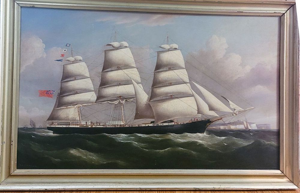 Lot 151: RICHARD BALL SPENCER (UK, 1812-1897) OIL PAINTING