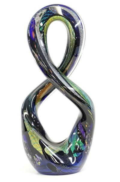 Lot 160: LARGE GARRELTS GLASS TWISTED PORTAL