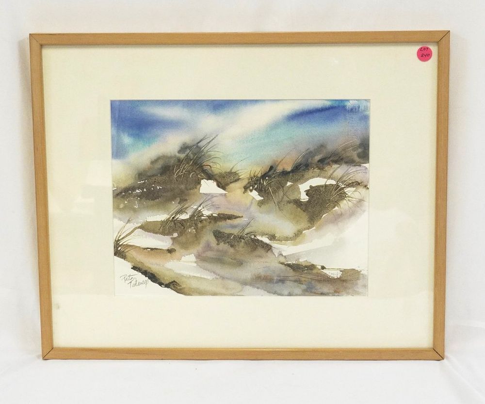 Lot 240: PATSY TIDWELL ORIGINAL WATERCOLOR LOWCOUNTRY