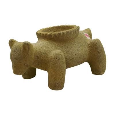 Lot 244: MOLCAJETE STONE DOG