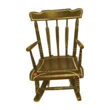 Lot 295: 19th c PENNSYLVANIA PAINTED CHILDS ROCKER