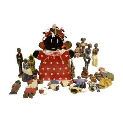 Lot 304: 21 PC BLACK MEMORABILIA & COLLECTIBLES GROUP