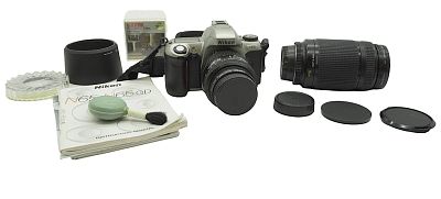 NIKON N65 QD 35MM WITH EXTRA 70-300MM LENS. Nikon N65 QD 35mm Camera with 35-80mm Nikon Zoom 