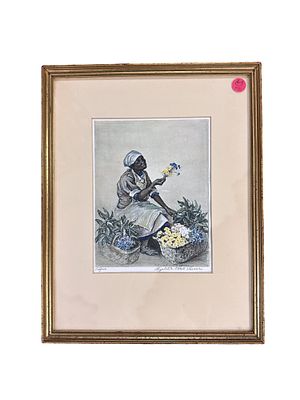 ELIZABETH O'NEILL VERNER "MARY WASHINGTON". Elizabeth O'Neill Verner signed print "Mary 