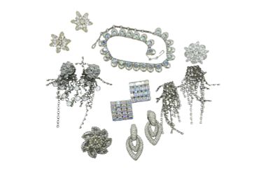 FABULOUS GROUP OF VINTAGE WEISS, CORO, SORELLI, KIRKS FOLLY JEWELRY. All are Vintage, Very 