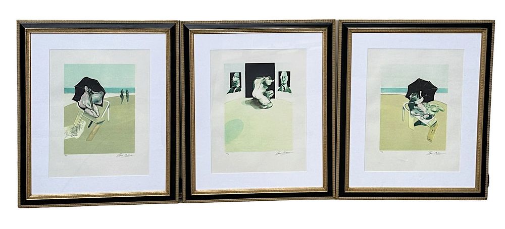Lot 128: FRANCIS BACON (1909-1992) METROPOLITAN TRIPTYCH