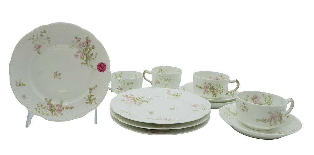Lot 209: HAVILAND LIMOGES TEA PIECES - 11 PIECES