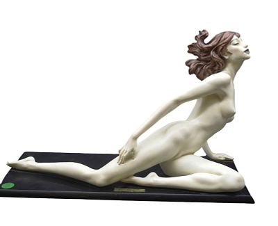 AMILCARE SANTINI (1910-1975) ART DECO STYLE NUDE. Amilcare Santini (Italian, 1910-1975) Art Deco 