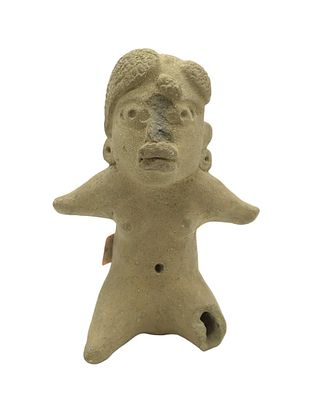 PRE COLUMBIAN TLATILCO POTTERY FEMALE FIGURE. Pre Columbian Tlatilco Pottery Female Figure. 