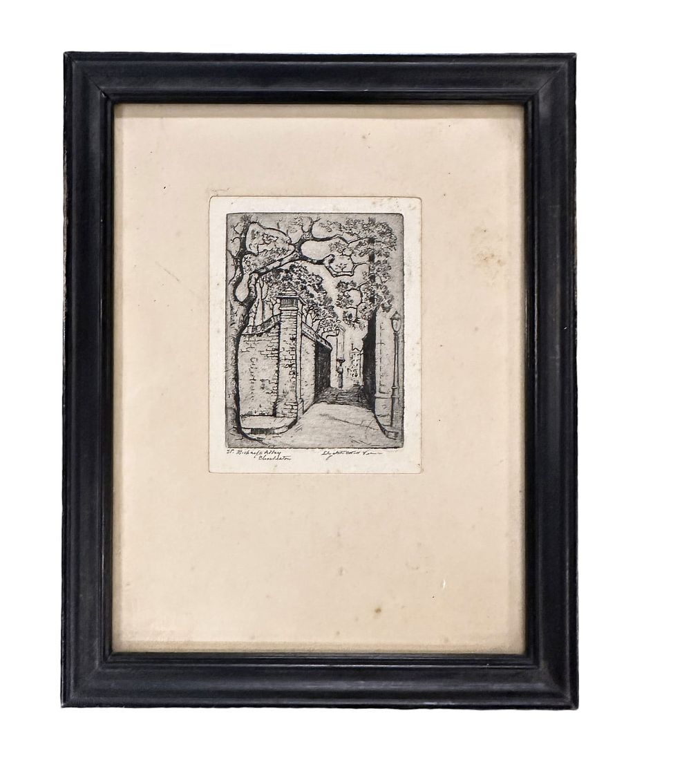 Lot 94: ELIZABETH O'NEILL VERNER DRYPOINT ETCHING SIGNED