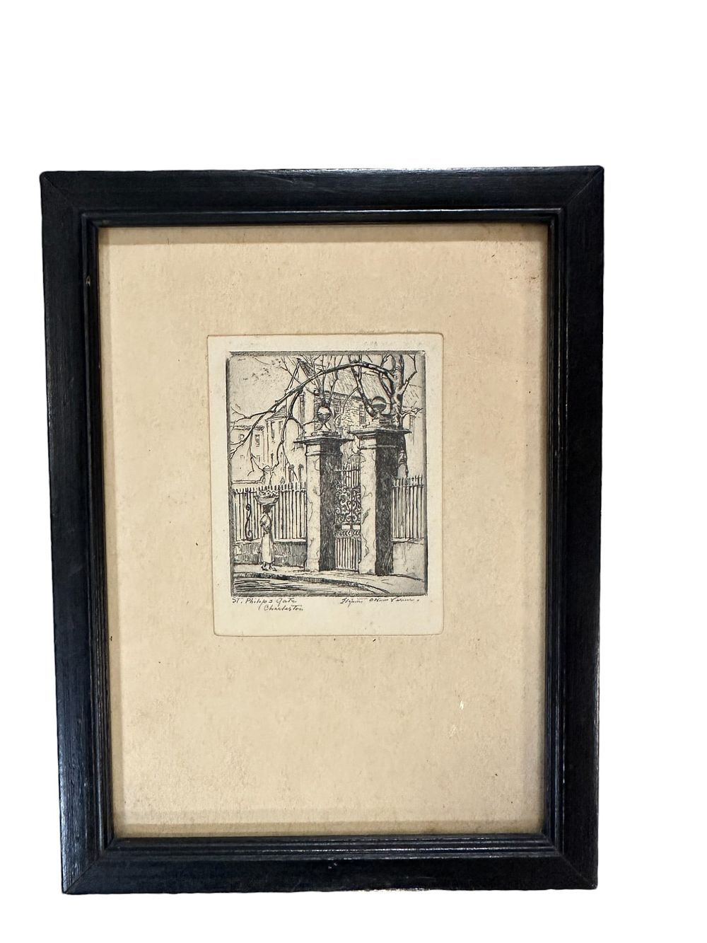 Lot 133: ELIZABETH O'NEILL VERNER DRYPOINT ETCHING SIGNED
