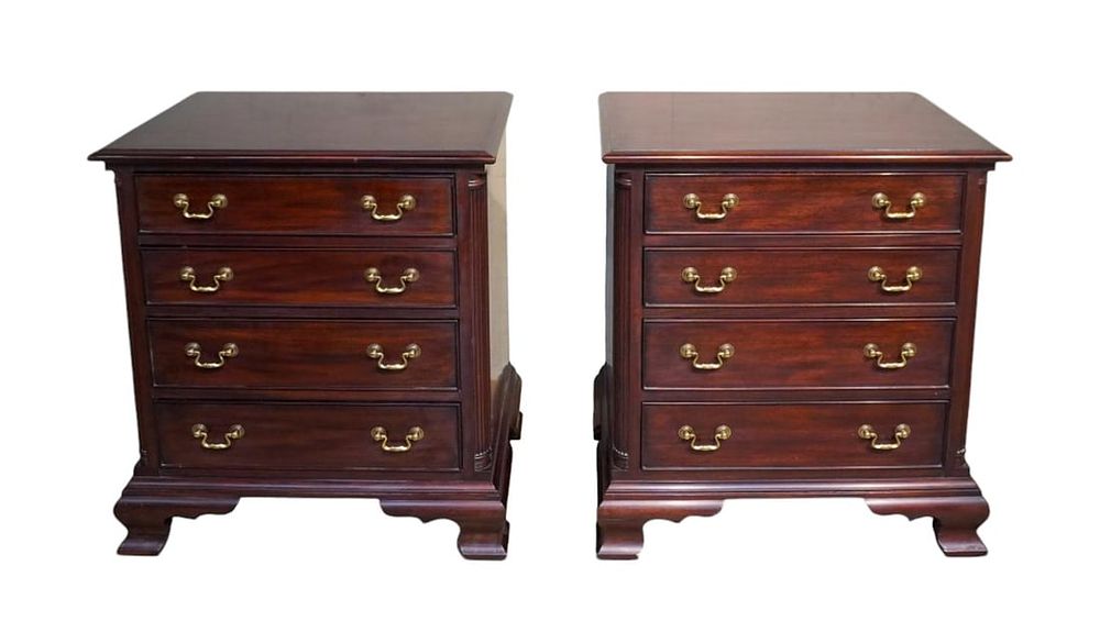 Lot 151: PAIR OF HENKEL HARRIS MAHOGANY CHESTS