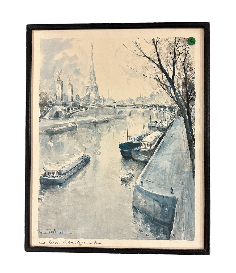 Lot 306: MCM LUCIAN DELARUE PARIS EIFFEL TOWER