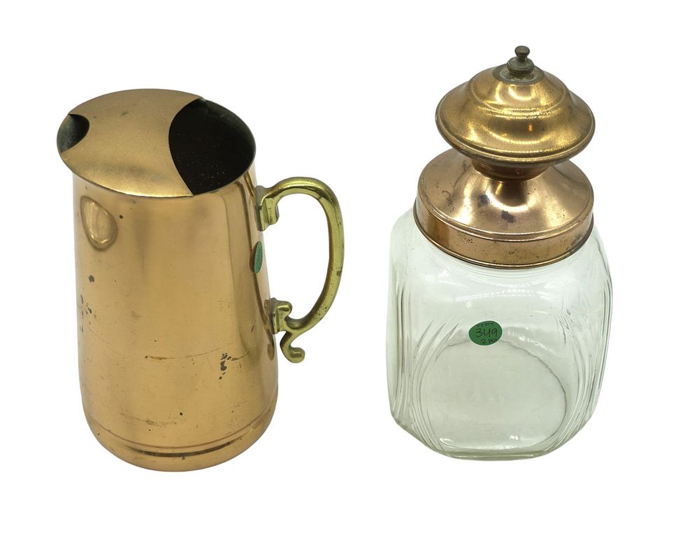 Lot 349: LOT OF 2 COPPER PIECES