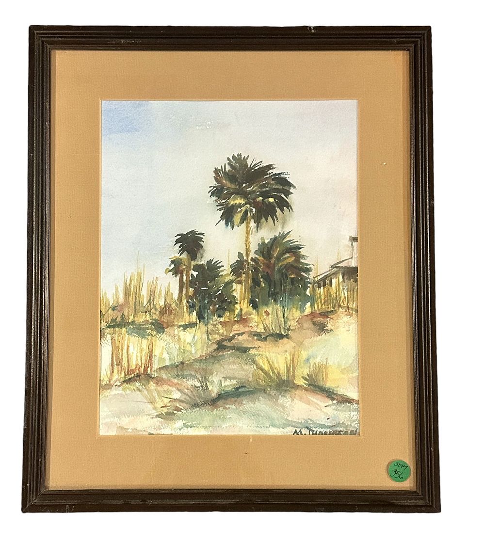 Lot 356: ORIGINAL LOWCOUNTRY COASTAL WATERCOLOR
