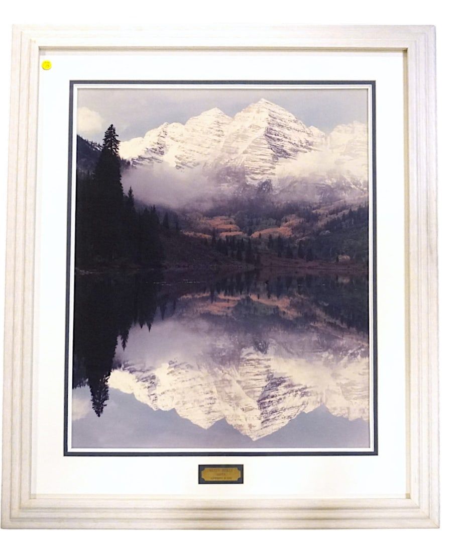 Lot 13: VINTAGE MISTY BELLS ASPEN 1987 FRAMED