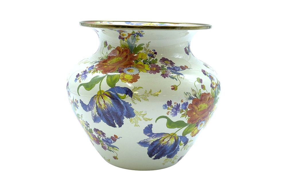 Lot 204: MACKENZIE CHILDS FLOWER MARKET VASE