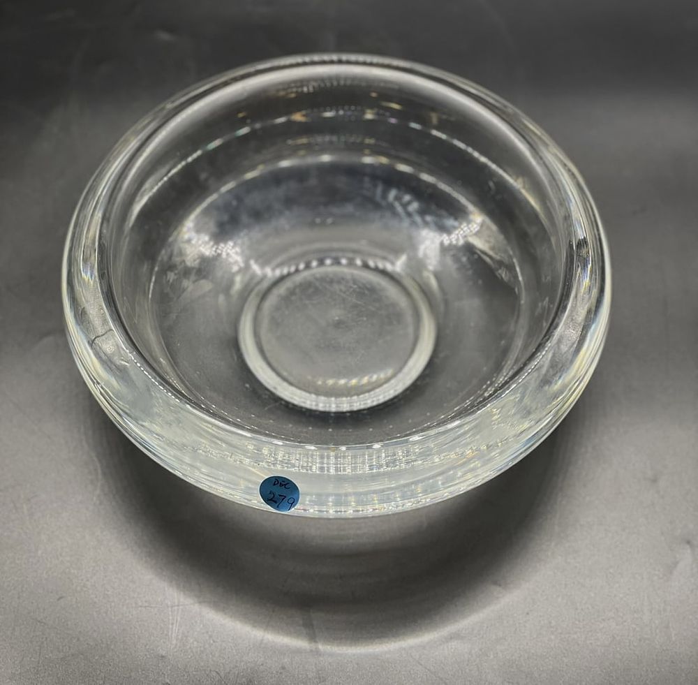 Lot 279: LARGE ORREFORS CRYSTAL BOWL