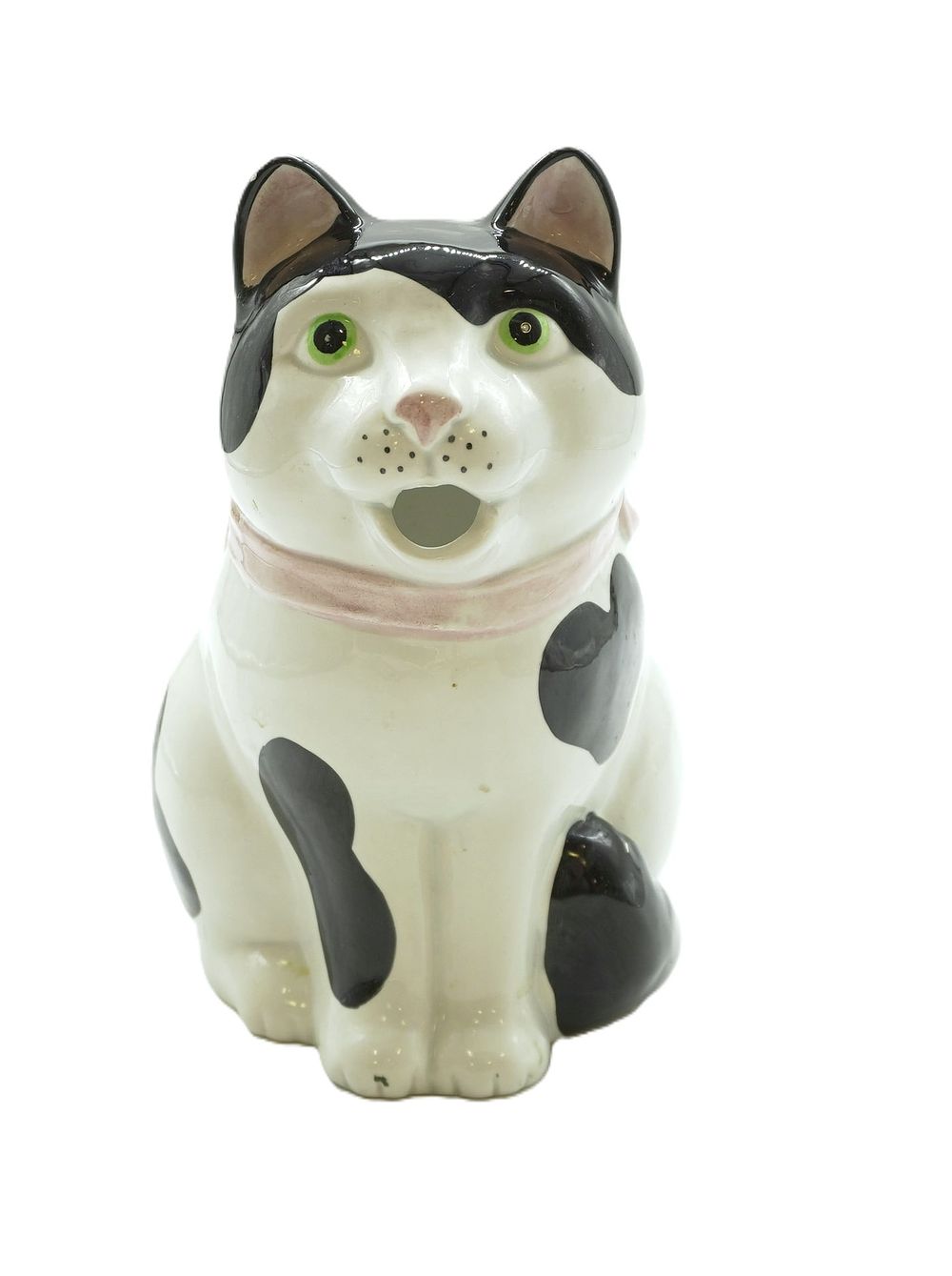 Lot 345: VINTAGE FITZ AND FLOYD CERAMIC CAT PITCHER