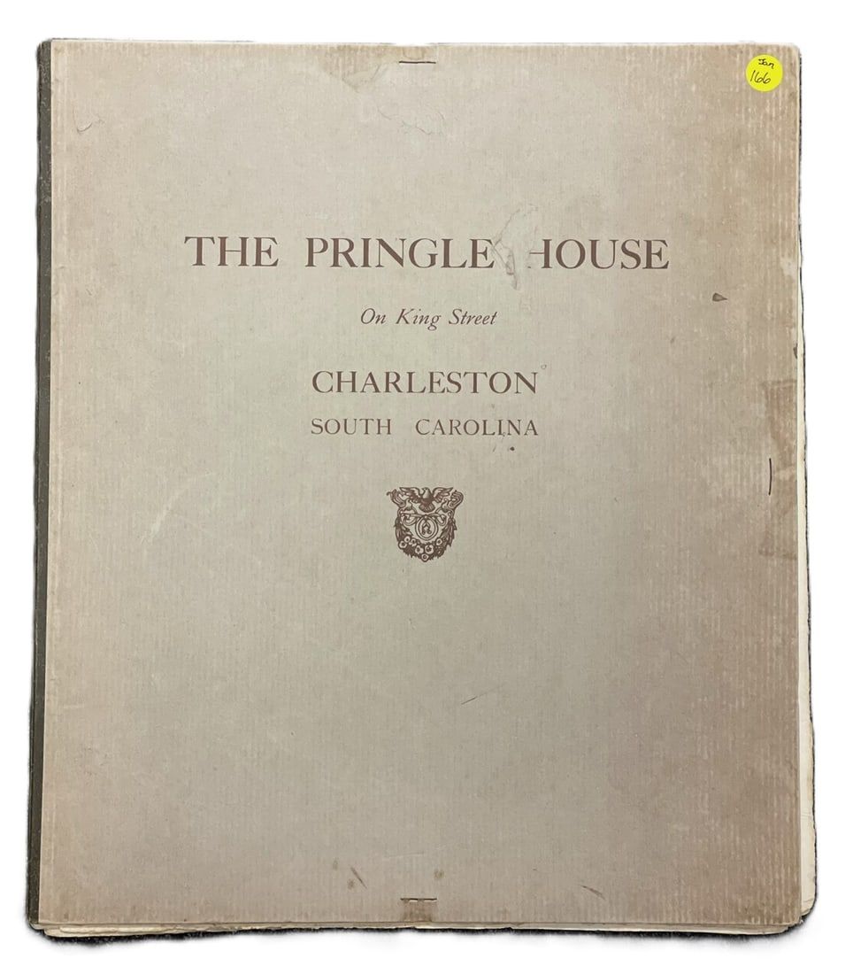 Lot 166: ALICE R HUGER SMITH 1914 20 DRAWINGS OF THE PRINGLE HOUSE