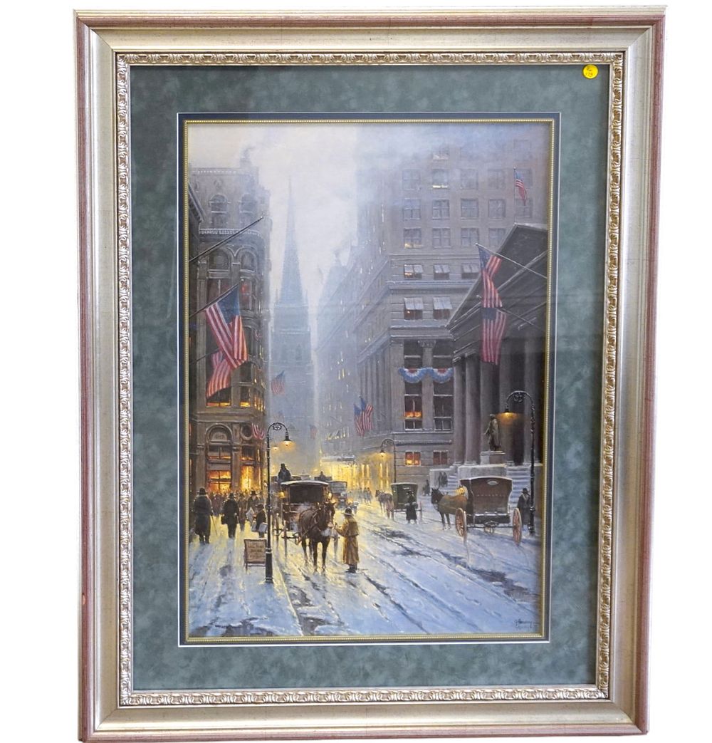 Lot 175: LARGE LTD ED G HARVEY WALL STREET NEW YORK LTS ED