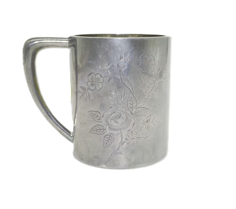 Lot 195: J.B. & S.M. KNOWLES 19th c STERLING MUG