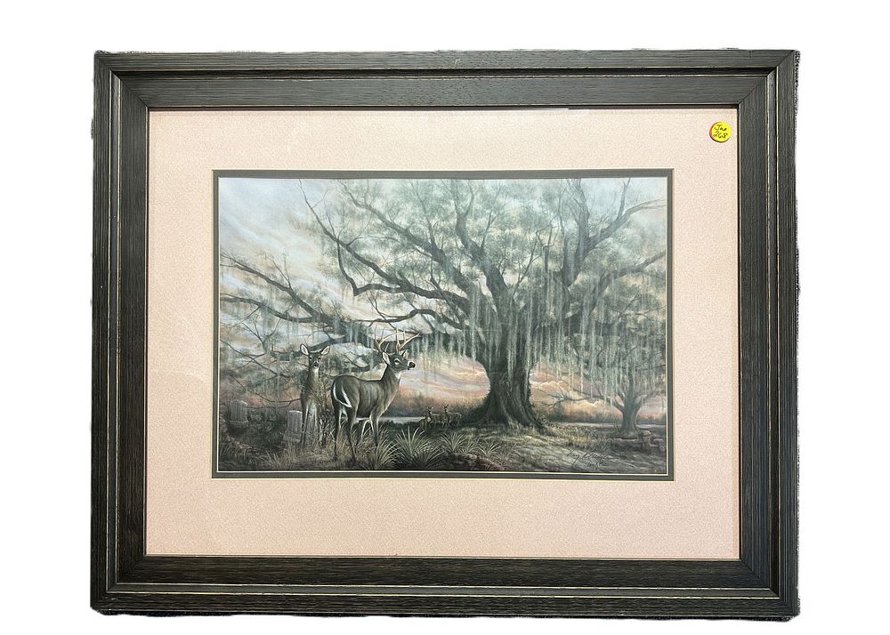 Lot 268: LARRY K MARTIN WHITE TAIL DEER LTD ED PRINT