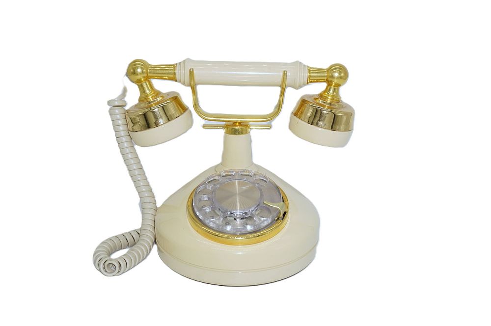 Lot 320: VINTAGE WESTERN ELECTRIC HOLLYWOOD REGENCY ROTARY PHONE
