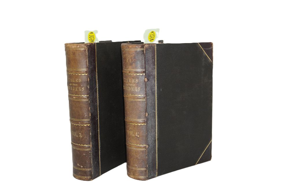 Lot 323: ANTIQUE "TALES OF THE BORDERS, AND OF SCOTLAND" BY JOHN MACKAY WILSON VOL 3 & 4