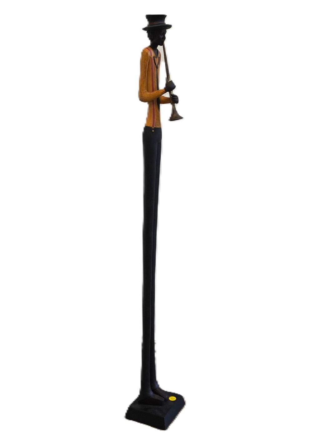 Lot 324: TALL SLENDER JAZZ MUSICIAN PLAYING HORN