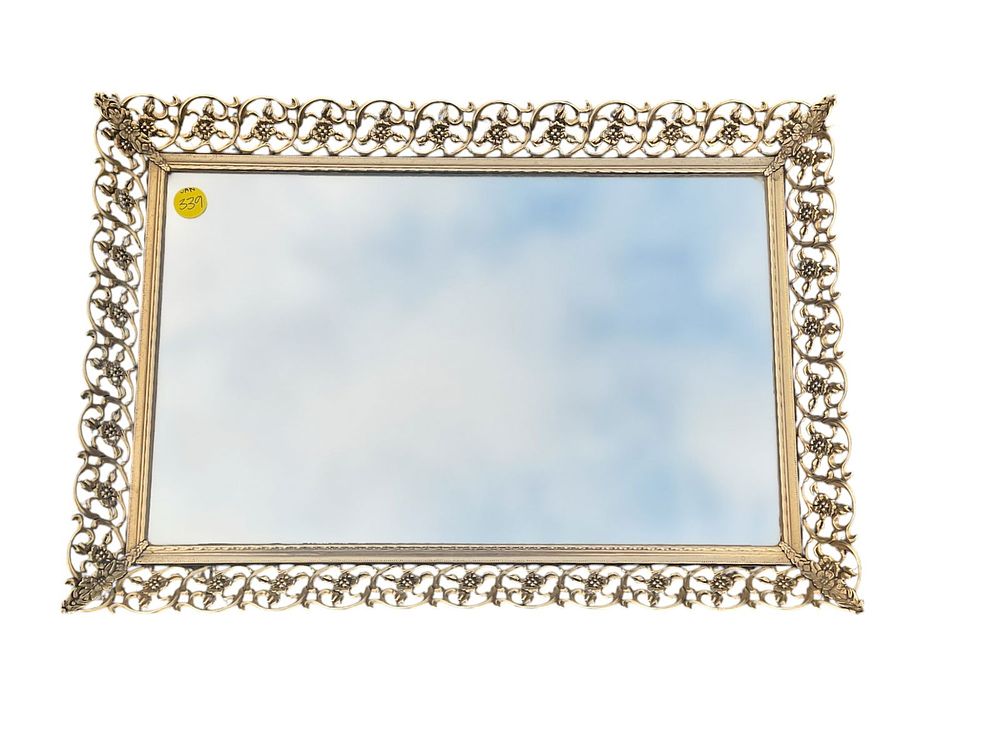 Lot 339: MCM HOLLYWOOD REGENCY MIRRORED TRAY