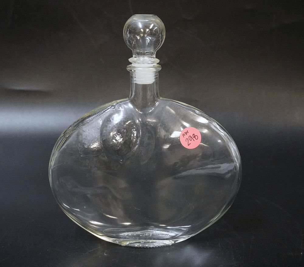 Lot 298: VINTAGE LEMON EMBOSSED DECANTER