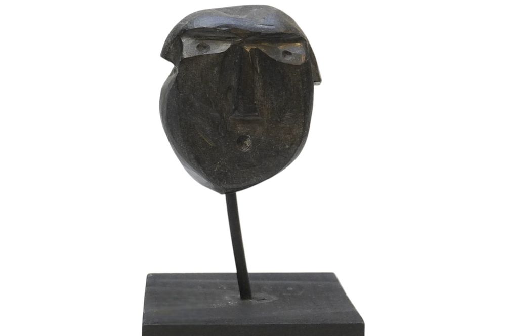 Lot 216: POST MODERN METAL AND WOOD SCULPTURE
