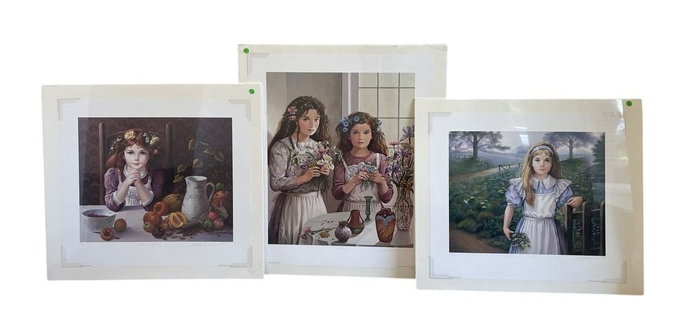 Lot 236: 3 PATI BANNISTER 91929-2013) LTD ED SIGNED LITHOGRAPHS