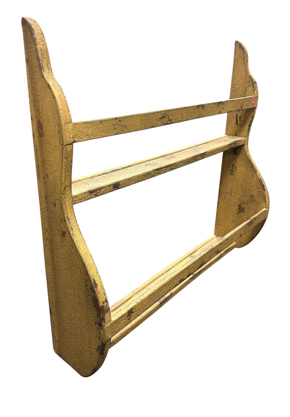 Lot 243: PRIMITIVE PENNSYLVANIA COUNTRY WALL HANGING SHELF