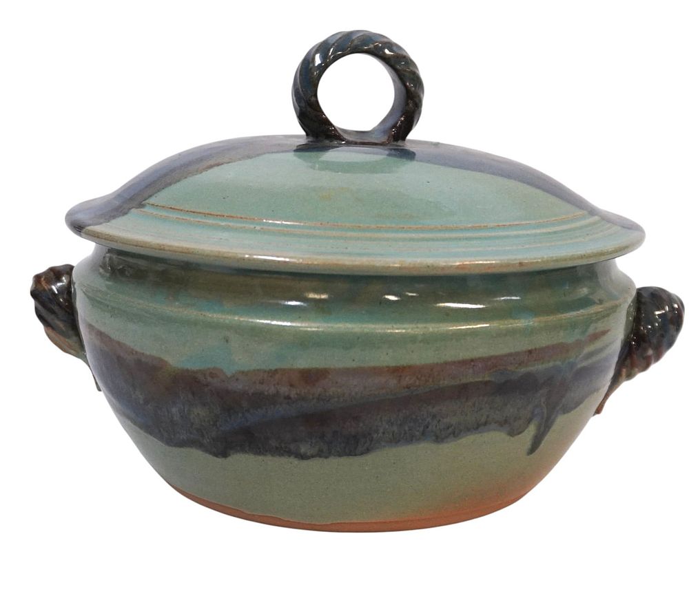 Lot 265: HANDMADE POTTERY FERMENTATION JAR