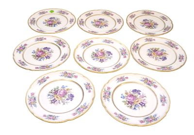 8 CASTLETON ROSE USA DESSERT PLATES. 8 Castleton Rose USA Luncheon / Dessert Plates 8". Weight