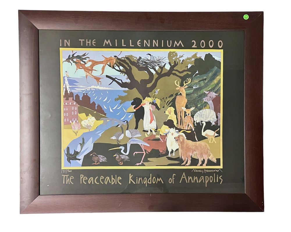 Lot 160: NANCY HAMMOND PEACEABLE KINGDOM OF ANNAPOLIS
