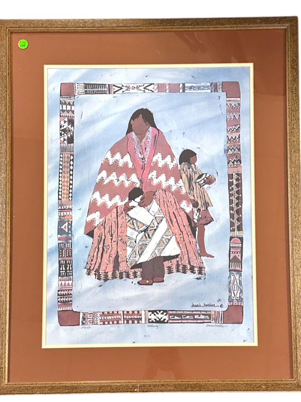 Lot 244: MOTHERING BY JOANIE BARBIER SIGNED LTD ED