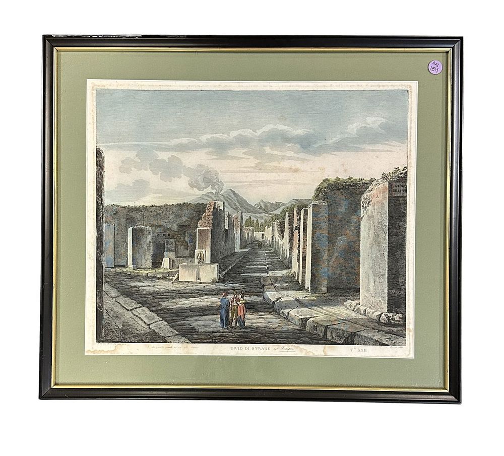 Lot 184: LUIGI ROSSINI (1790-1857) BIVIO DI STRADE ENGRAVING