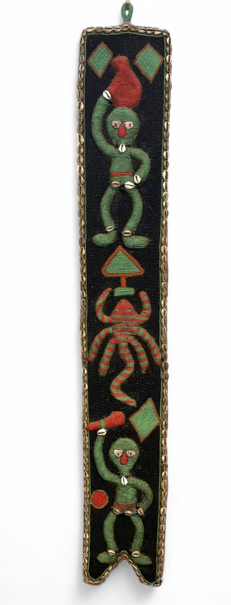 Lot 210: AFRICAN YORUBA BEADED DIVINER SASH