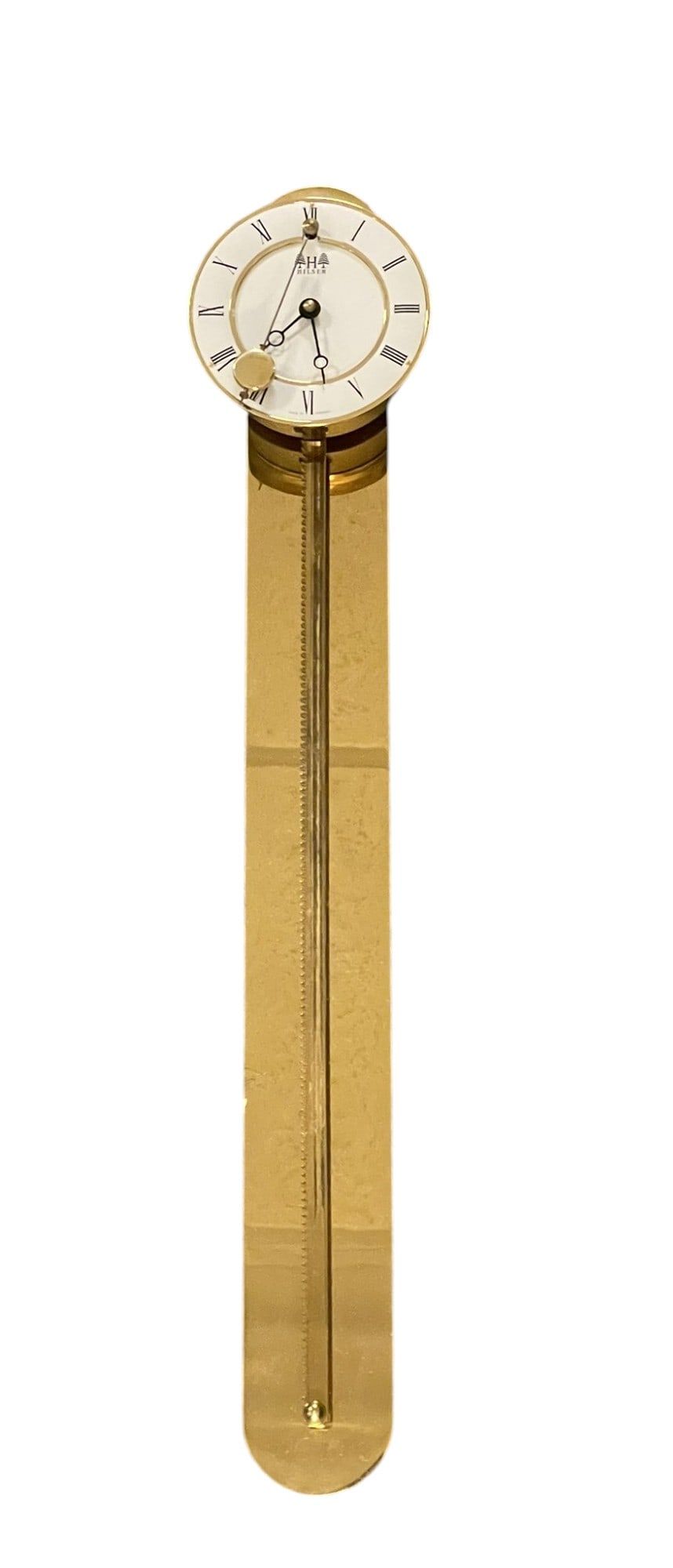 Lot 166: GERMAN SAW TOOTH GRAVITY WALL CLOCK