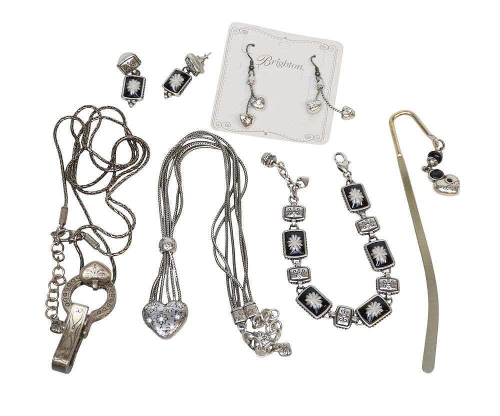 Lot 298: LOT OF VINTAGE BRIGHTON JEWELRY - 8 PIECES