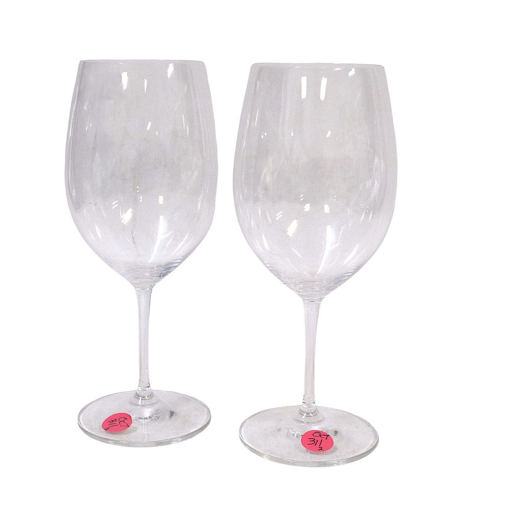 Lot 311: PAIR RIEDEL MAGNUM WINE GLASSES