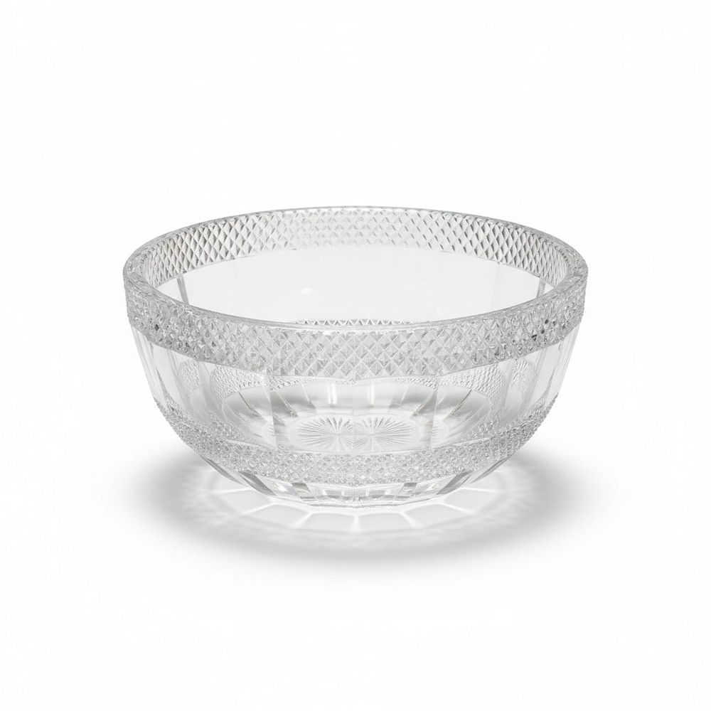 Lot 164: ANTIQUE CUT CRYSTAL SIGNED STEUBEN BOWL