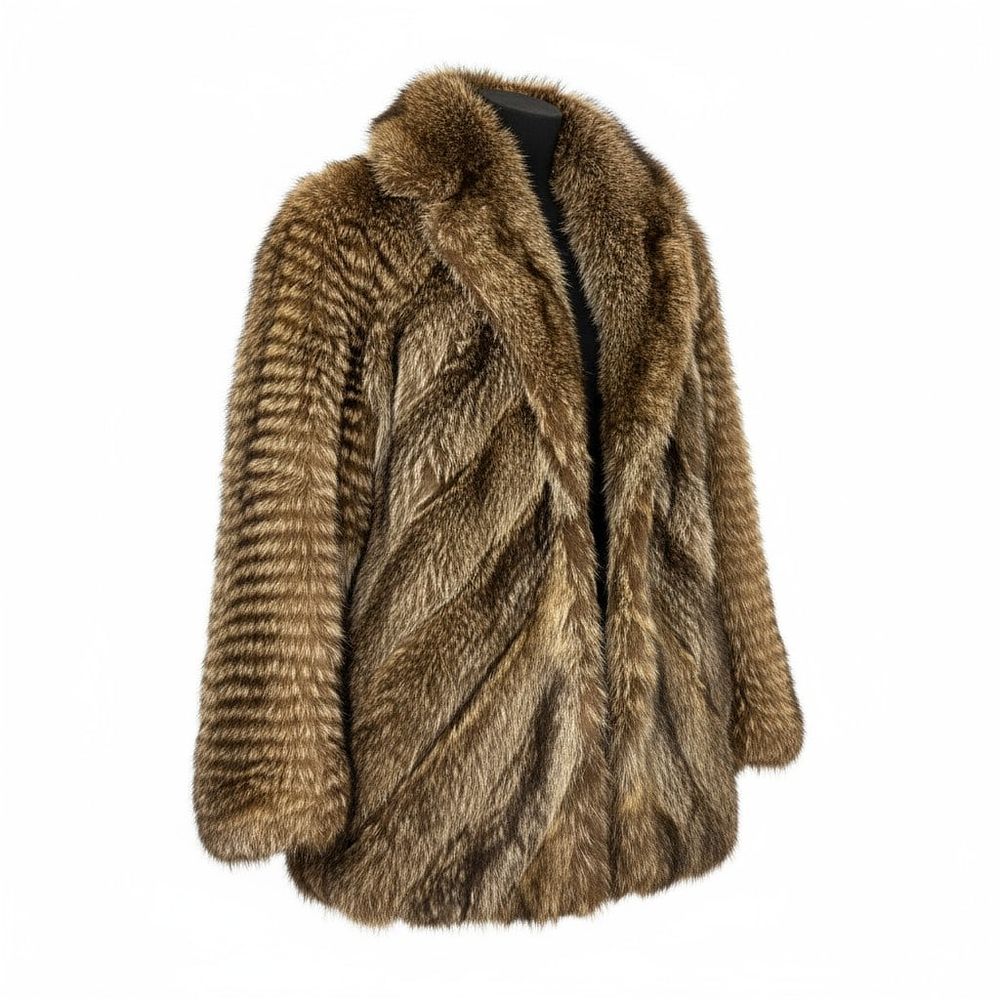Lot 168: RACCOON FUR JACKET MEDIUM