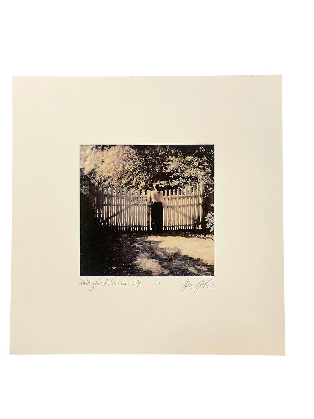 Lot 195: HANS HOEFER WAITING FOR THE POSTMAN NY ARTISTS PROOF